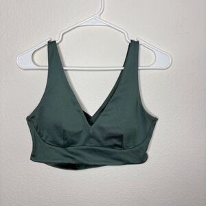 Victoria’s Secret sport Green V-Neck workout Top